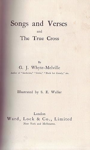 Seller image for Songs and Verses and the True Cross for sale by Mr Pickwick's Fine Old Books