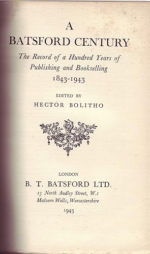Seller image for A Batsford Century for sale by Mr Pickwick's Fine Old Books
