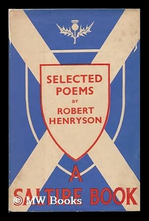 Seller image for Selections from the Poems of Robert Henryson / Edited by David Murison for sale by MW Books Ltd.