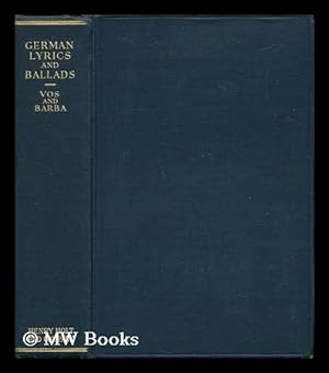 Seller image for German Lyrics and Ballads, from Klopstock to Modern Times for sale by MW Books Ltd.