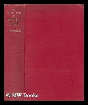 Seller image for The Family Life of Heinrich Heine for sale by MW Books Ltd.