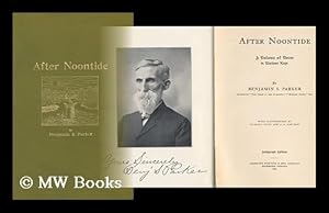 Seller image for After Noontide; a Volume of Verse in Various Keys for sale by MW Books Ltd.