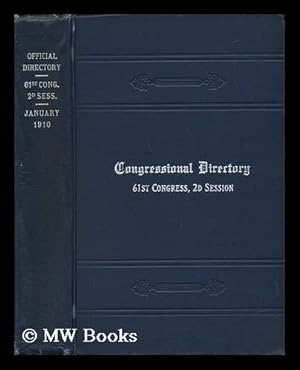 Seller image for Official Congressional Directory - 61st Congress - 2d Session, Beginning December 6, 1909 for sale by MW Books