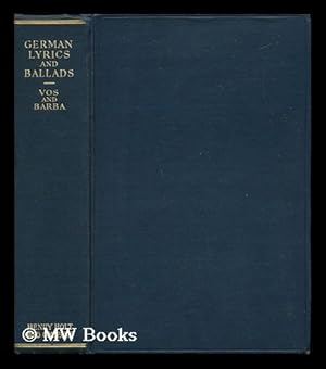 Seller image for German Lyrics and Ballads, from Klopstock to Modern Times for sale by MW Books