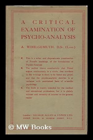 Seller image for A Critical Examination of Psycho-Analysis for sale by MW Books