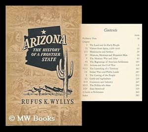 Imagen del vendedor de Arizona, the History of the Frontier State a la venta por MW Books