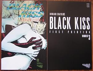 Black Kiss # 3 (comic book) --comes complete with the extra "black cover" for Display