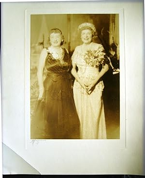 Portraits of: Betty Henderson & Mrs. Fredrick Herreshoff (SIGNED by Blackstone Studios NY City)