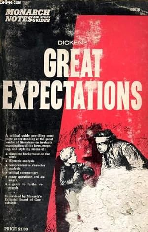 Imagen del vendedor de DICKEN'S GREAT EXPECTATIONS, MONARCH NOTES a la venta por Le-Livre