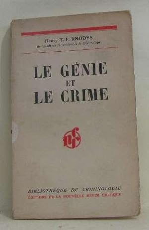 Seller image for Le gnie et le crime for sale by crealivres