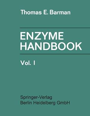 Image du vendeur pour Enzyme Handbook mis en vente par BuchWeltWeit Ludwig Meier e.K.