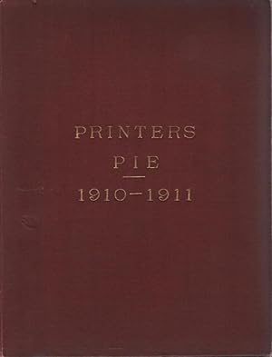 Imagen del vendedor de Printers' Pie 1910-1911 a la venta por sculptorpaul