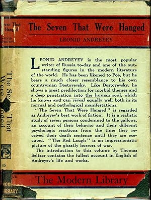 THE SEVEN THAT WERE HANGED: ML# 45.1, 1923-25 LEATHERETTE, 112 titles listed on DJ