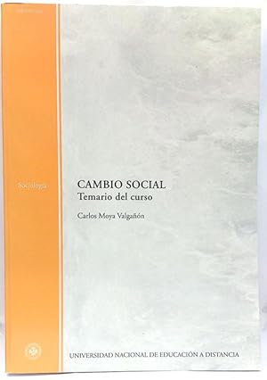 Cambio Social. Temario Del Curso