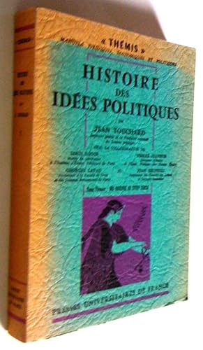 Bild des Verkufers fr Histoire des ides politiques, tome premier. des origines au XVIIIe sicle zum Verkauf von Claudine Bouvier