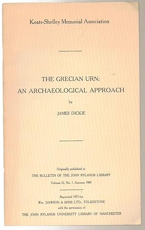 Image du vendeur pour The Grecian Urn: An Archaelogical Approach mis en vente par Silver Creek Books & Antiques