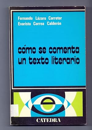 Seller image for COMO SE COMENTA UN TEXTO for sale by Libreria 7 Soles
