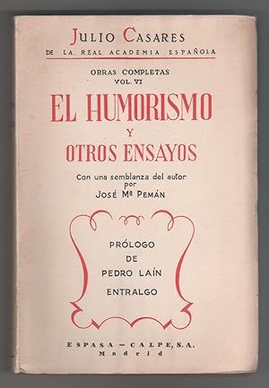 Imagen del vendedor de El humorismo y otros ensayos a la venta por Librera El Crabo
