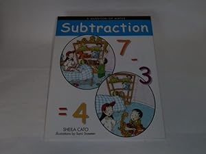 Bild des Verkufers fr A question of Maths: Subtraction. illustrations by Sami Sweeten zum Verkauf von Der-Philo-soph