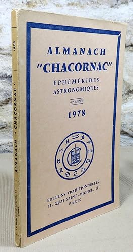 Imagen del vendedor de Almanach Chacornac phmerides astronomiques 1978. a la venta por Latulu