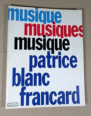 Seller image for Musique musiques. for sale by Latulu