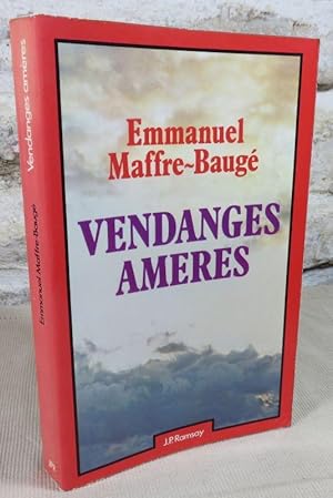 Imagen del vendedor de Vendanges amres. a la venta por Latulu