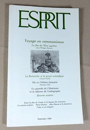 Image du vendeur pour Revue esprit : Voyage en communismes. mis en vente par Latulu