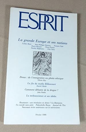 Image du vendeur pour Revue esprit : La grande Europe et ses nations. mis en vente par Latulu