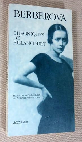 Seller image for Chroniques de Billancourt. for sale by Latulu