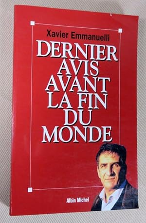 Seller image for Dernier avis avant la fin du monde. for sale by Latulu