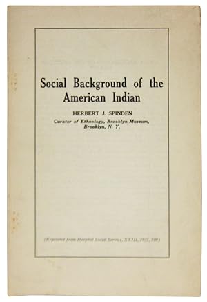 Social Background of the American Indian