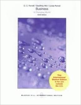 Seller image for INTERNATIONAL EDITION---Business : A Changing World, 9th edition for sale by READINGON LLC