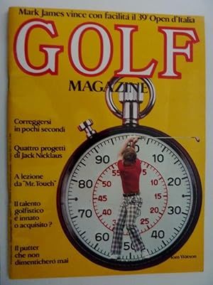 "GOLF MAGAZINE Anno 1 / Numero 5 - Maggio / Giugno 1982"
