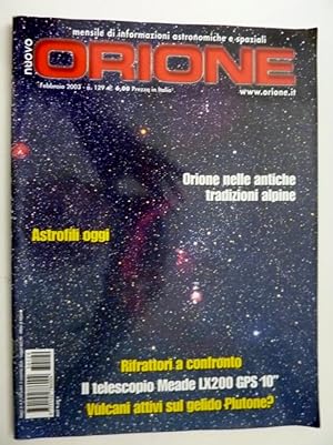 "ORIONE Mensile di Informazioni Astronomiche e Spaziali Febbraio 2003 n.° 129"