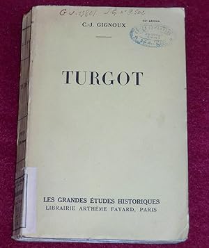 Seller image for TURGOT for sale by LE BOUQUINISTE