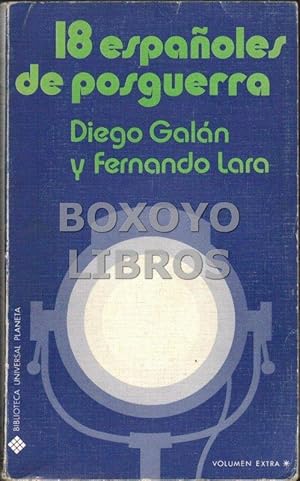 Imagen del vendedor de 18 espaoles de posguerra a la venta por Boxoyo Libros S.L.