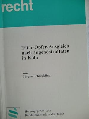 Täter-Opfer-Ausgleich nach Jugendstraftaten in Köln