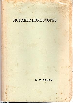 Image du vendeur pour SRI Notable Horoscopes mis en vente par Dorley House Books, Inc.