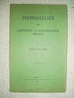 Seller image for Overraskelser fra "Abeteoriens" og udviklingsrens omraade for sale by Expatriate Bookshop of Denmark