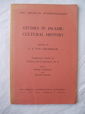 Image du vendeur pour Studies in Islamic Cultural History mis en vente par Expatriate Bookshop of Denmark