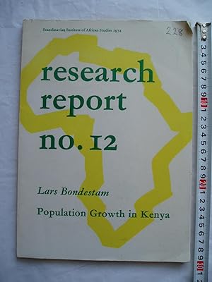 Bild des Verkufers fr Population Growth Control in Kenya zum Verkauf von Expatriate Bookshop of Denmark