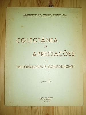 Colectânea de apreciacões a "Recordacões e confidências"