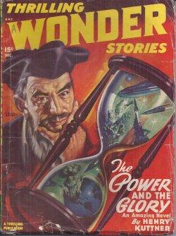 Seller image for THRILLING WONDER Stories: December, Dec. 1947 for sale by Books from the Crypt