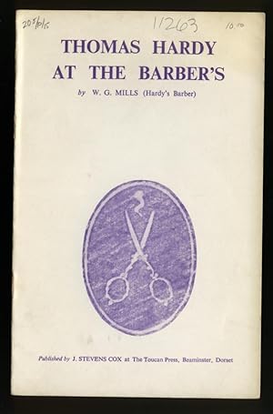 Bild des Verkufers fr THOMAS HARDY AT THE BARBER'S zum Verkauf von Alphabet Bookshop (ABAC/ILAB)