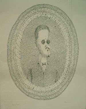 Bild des Verkufers fr James Joyce. Original-Lithographie. zum Verkauf von Biblion Antiquariat