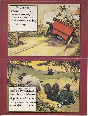 Image du vendeur pour Motoritis or Other Interpretations of the Motor Act - 9 Postcards mis en vente par Monroe Bridge Books, MABA Member