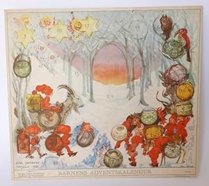 Imagen del vendedor de Barnens adventskalender (fr 1950). Utgives av Sveriges Flickors Scoutfrbund. a la venta por Patrik Andersson, Antikvariat.