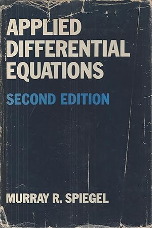 Seller image for Applied Differential Equations 2nd Edition for sale by BYTOWN BOOKERY