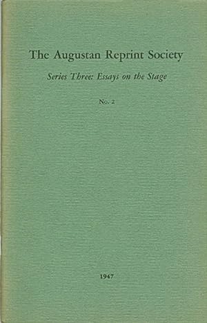 Series Three: Essays on the Stage, No. 2: Representation of the Impiety and Immorality of the Eng...