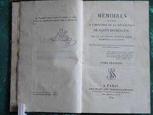 Immagine del venditore per Mmoires pour servir  l histoire de la rvolution de Saint-Domingue venduto da Librairie Voyage et Exploration